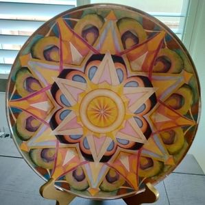 Mandala Art Plate